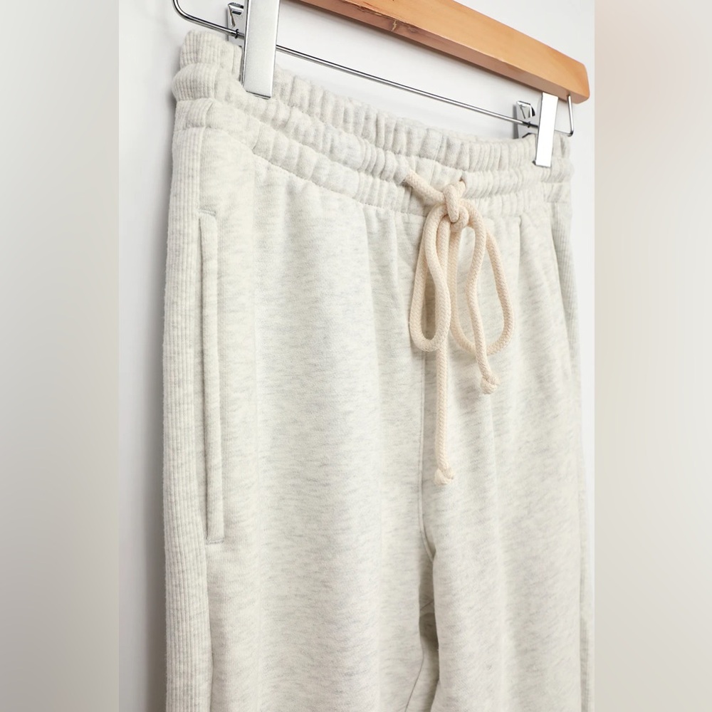 Heather Grey Drawstring Joggers - Picture 6 of 10
